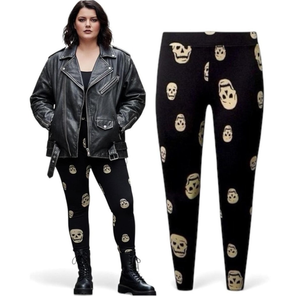 TORRID Skulls Full Length Signature Waist Premium Legging‎ NWT Size 1X
